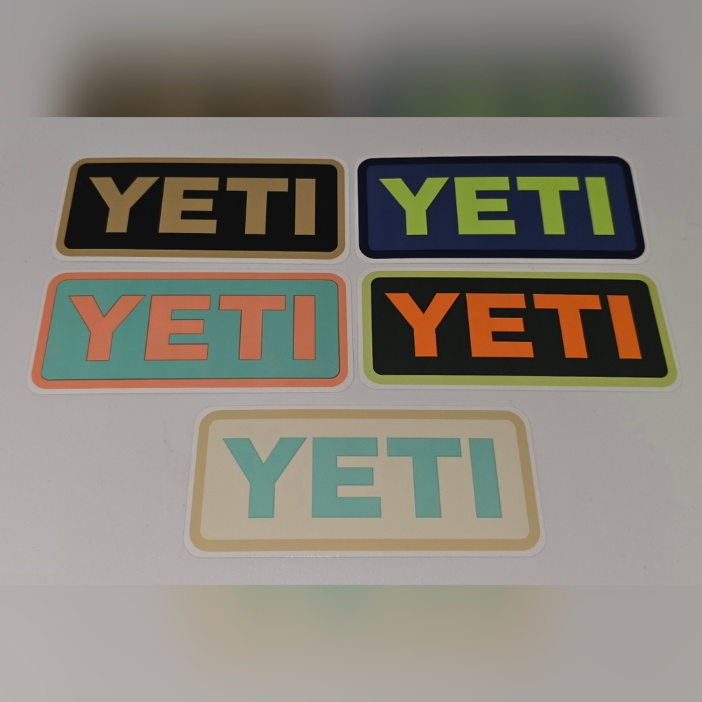 YETI Logo Sticker Set - Multicolor